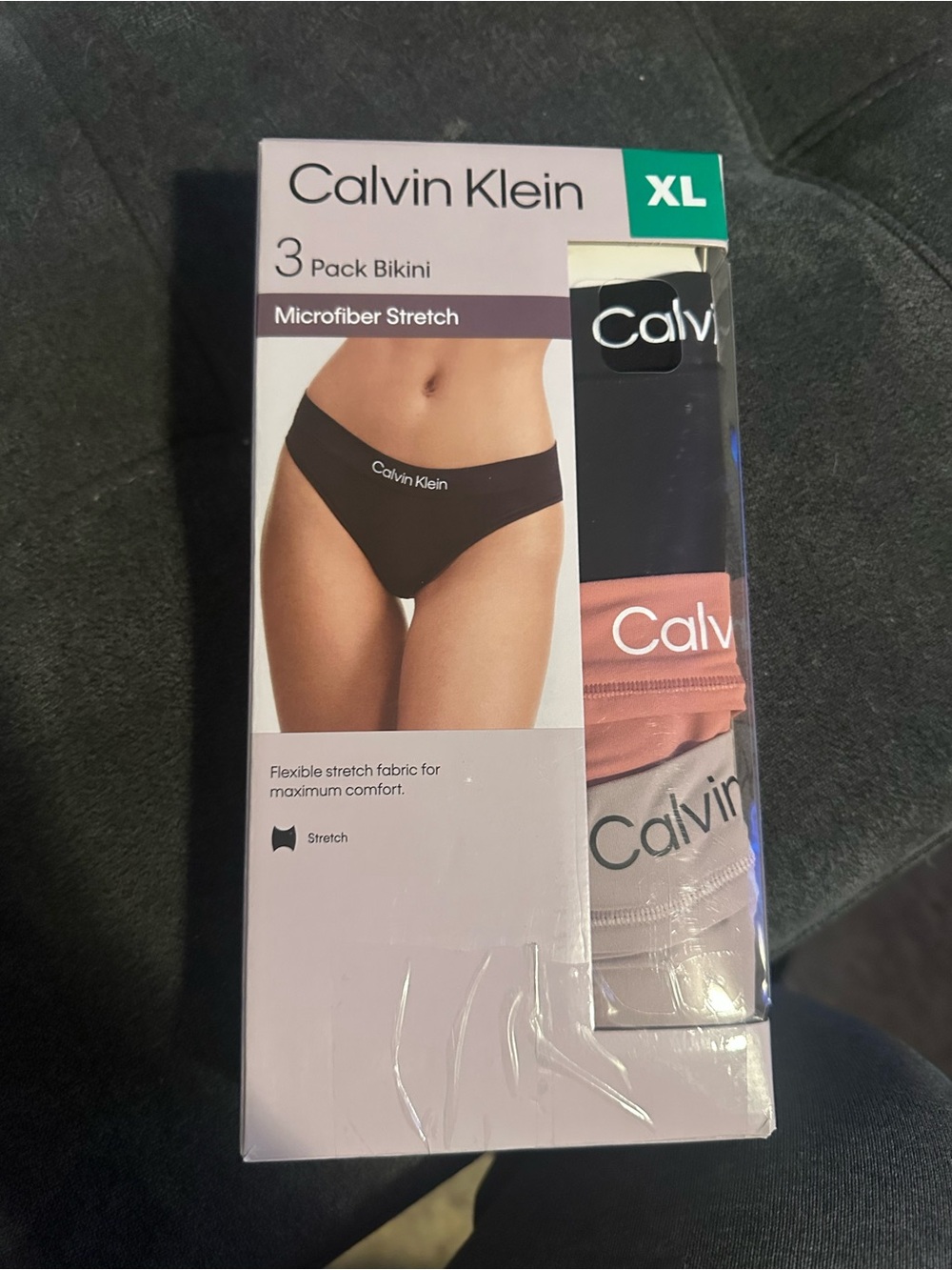 Calvin Klein Microfiber Stretch 3-Pack Bikini